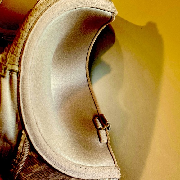 34D Maidenform Pushup Strap/Strapless Smooth Cups Nude, Lace NonSlip Grip 0222GP - Picture 3 of 16